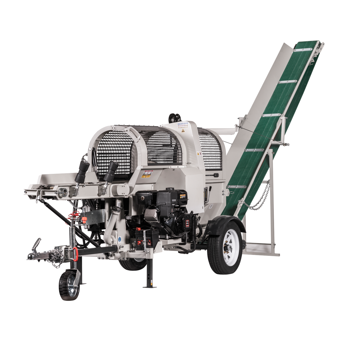 2025 New 12 Ton Electric Model Wood Processor with Infeed Chains