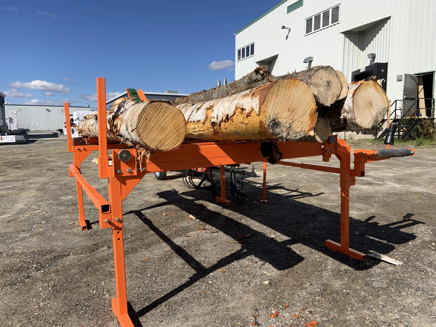 Hot Sale Hydraulic Wood Log Transfer Deck for Wood Processor