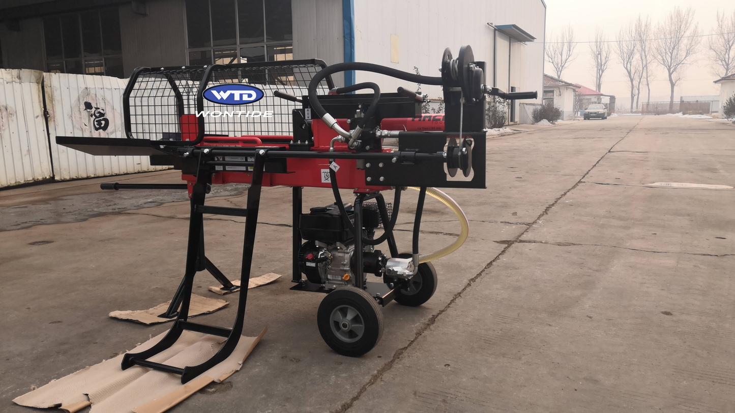 12 ton 6.5 HP gasoline log splitter