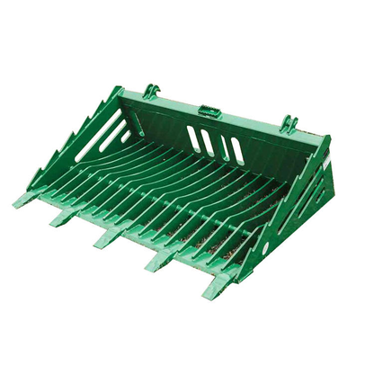 72-in Fine Grade Rock Bucket With Teeth Fits John Deere Skid Steer Loaders