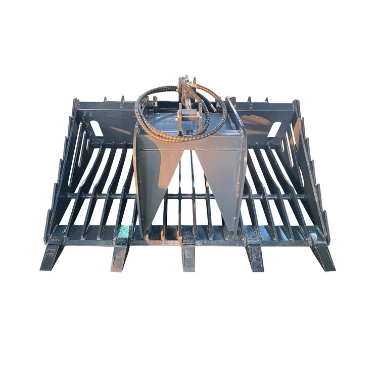 60-in Skid Steer Fine Grade Rock Grapple Rake – wontidegroup.com