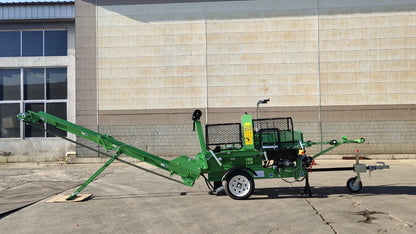 Wontide Manual Cutting 20 Ton Firewood processor with gasoline engine