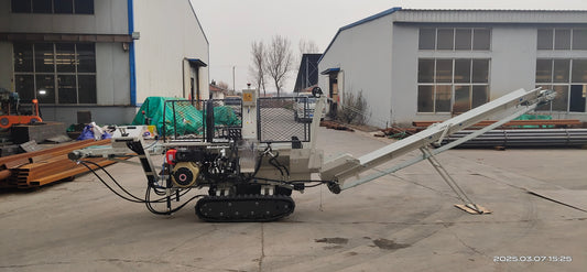 20Ton Tracked Full Hydraulic Wood Processor with Infeed Belt