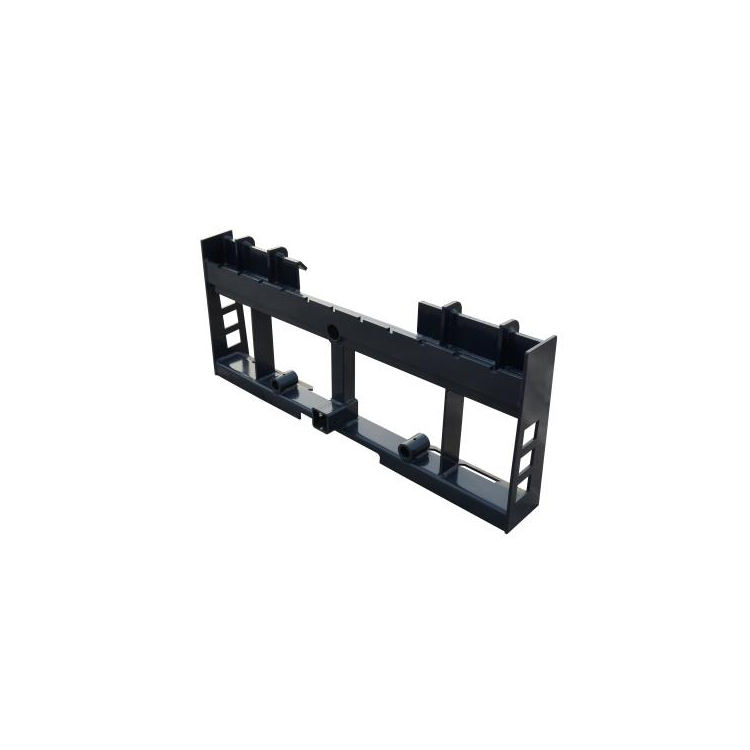 Pallet Fork Frame Attachments, 3,000 lb Capacity With Hay Spear and Receiver for Skid Steer