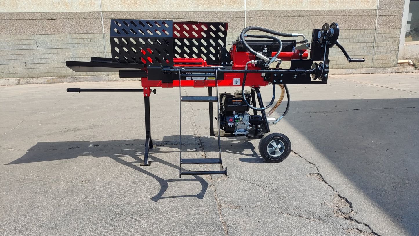 12 ton 6.5 HP gasoline log splitter