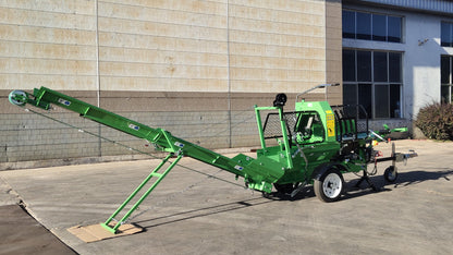 Wontide Manual Cutting 20 Ton Firewood processor with gasoline engine