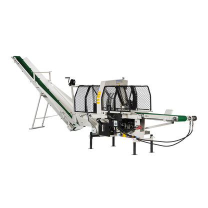 2025 NEW 20 Ton PTO Model Full Hydraulic Wood Processor with Infeed Belt