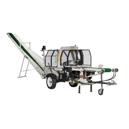 2025 NEW 20 Ton Full Hydraulic Gasoline Engine Wood Processor with Infeed Belt