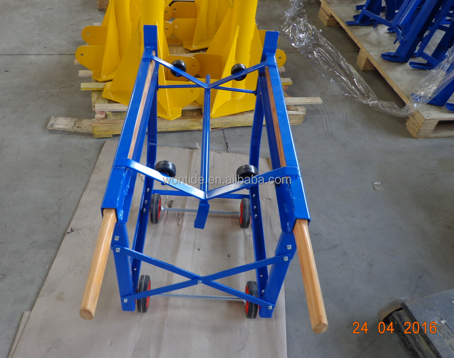 1000Lbs Capacity /Tilting Drum Truck Cradle with Wheels and Casters