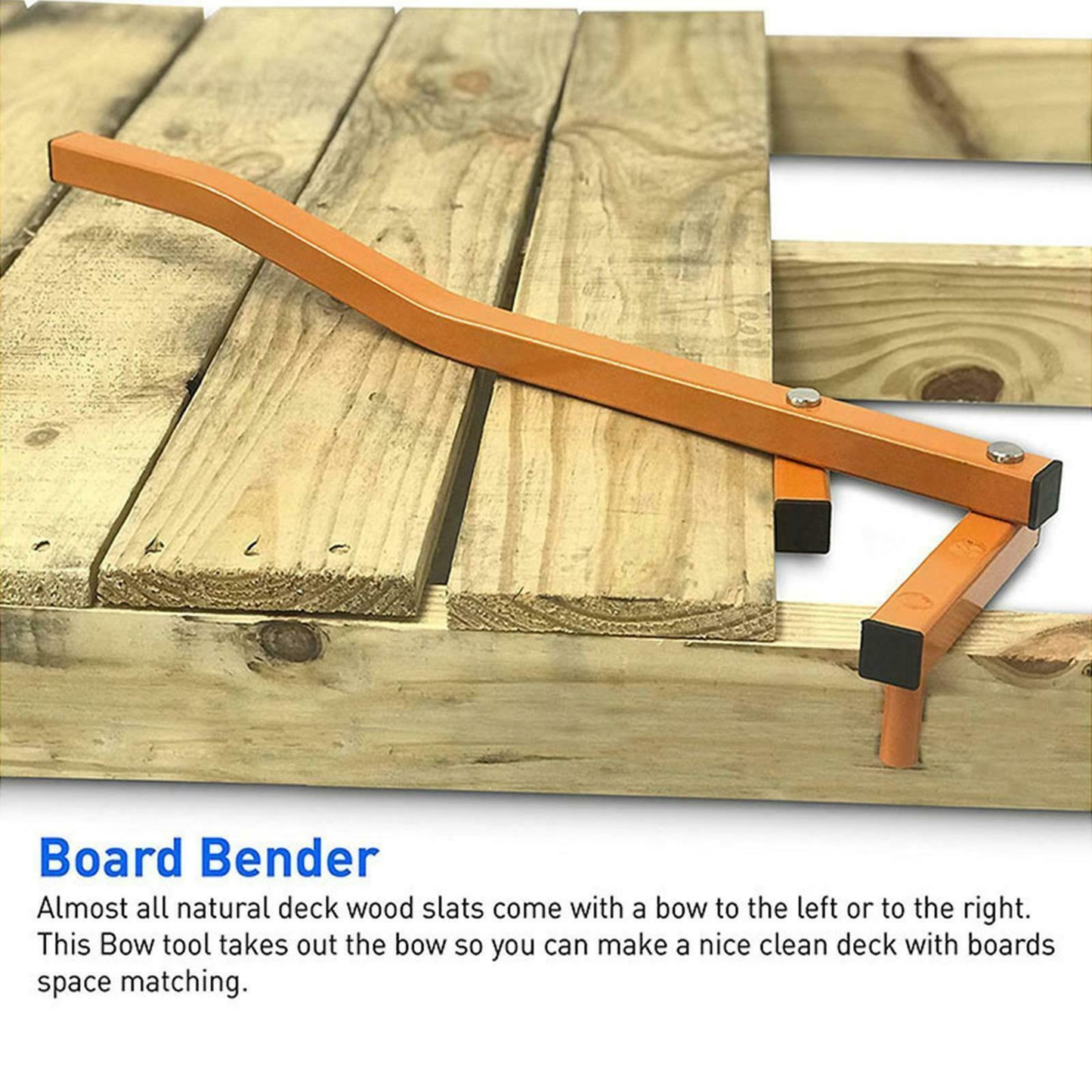 Deck Straightening Tool Deck Board Bender Straightener Bending Carbon Steel Srtaightener