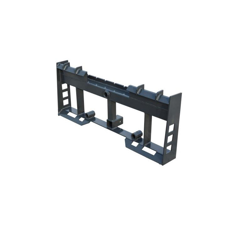 Pallet Fork Frame Attachments, 3,000 lb Capacity With Hay Spear and Receiver for Skid Steer