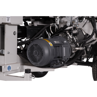 Classic 20 Ton Electric Motor Full Hydraulic Model Wood Processor with Conveyor and Infeed Chains