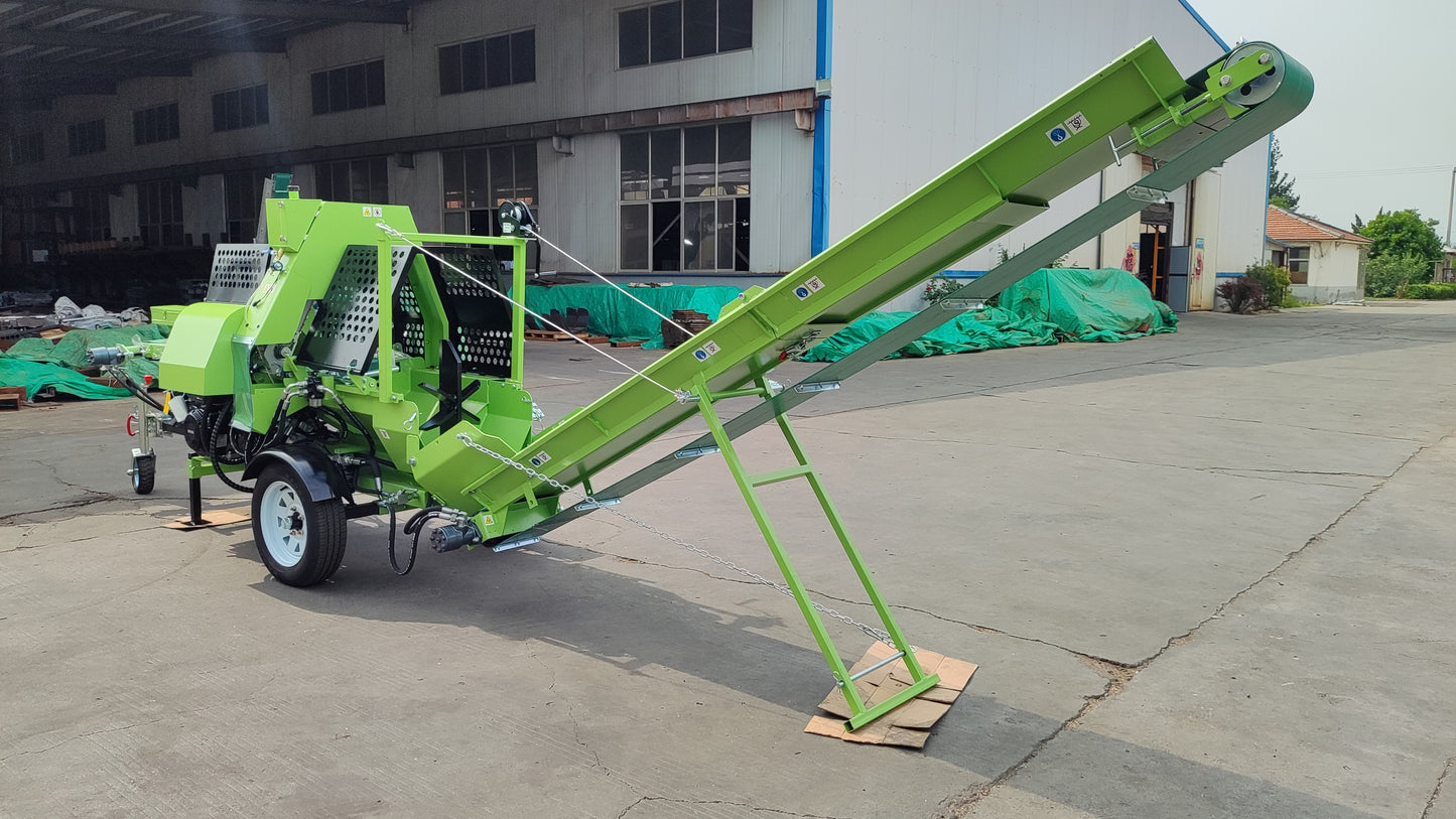 20 Ton Hydraulic Firewood Processor with Gasoline Engine