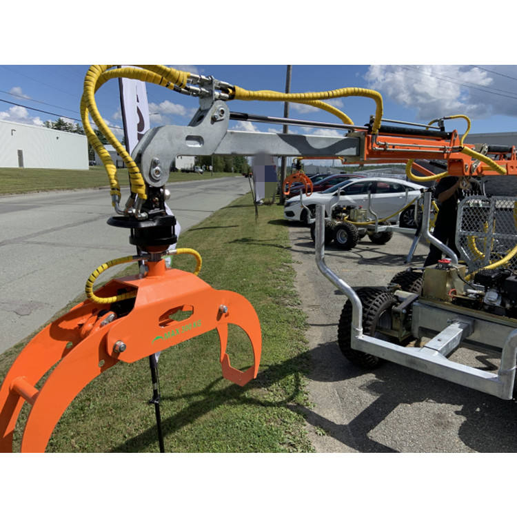 Log Crane 350 Trailer Log Timber Atv Grapple with CE Certification