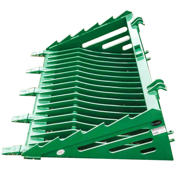 72-in Fine Grade Rock Bucket With Teeth Fits John Deere Skid Steer Loaders