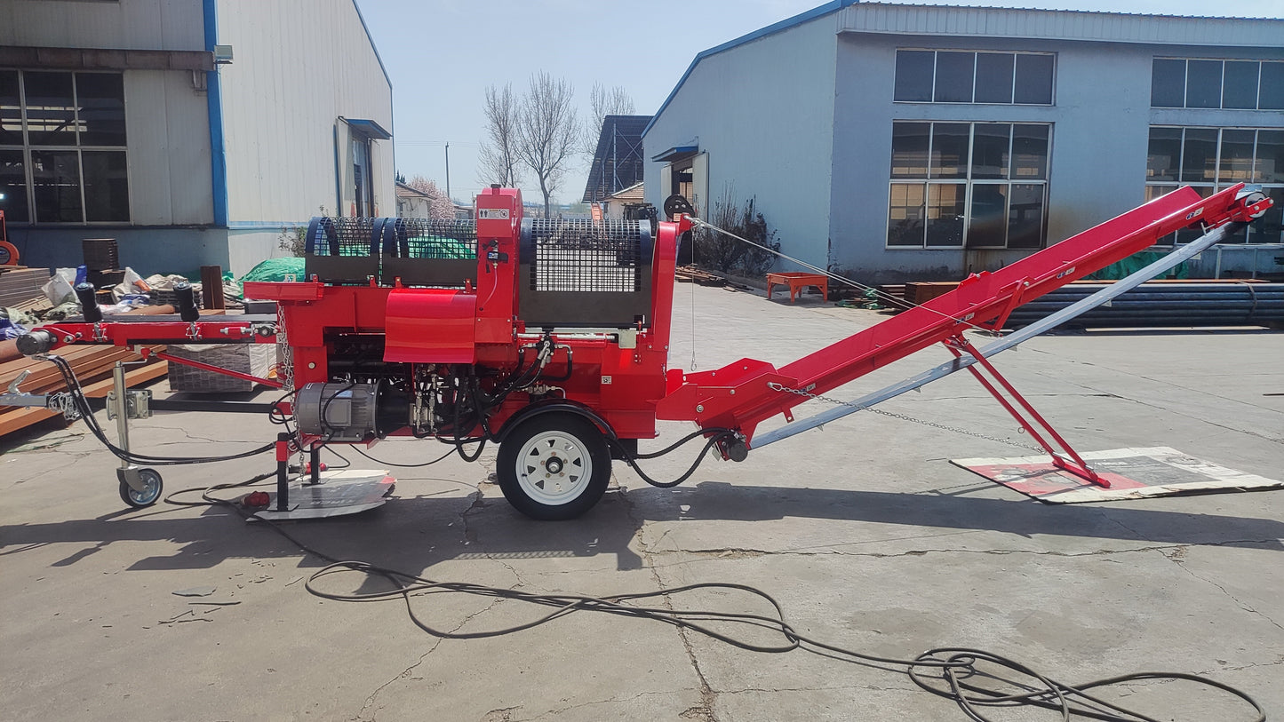 Wontide 7 ton firewood processor with gasoline engine