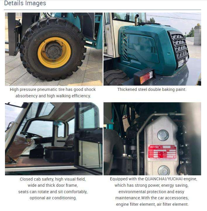 3Ton off road rough terrain Forklift