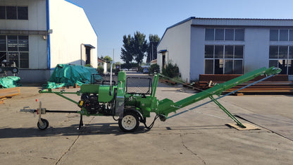 Wontide Manual Cutting 20 Ton Firewood processor with gasoline engine