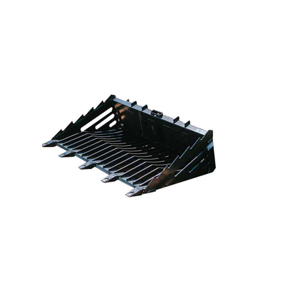 60" Fine Grade Rock Bucket With Teeth Tractor Implements