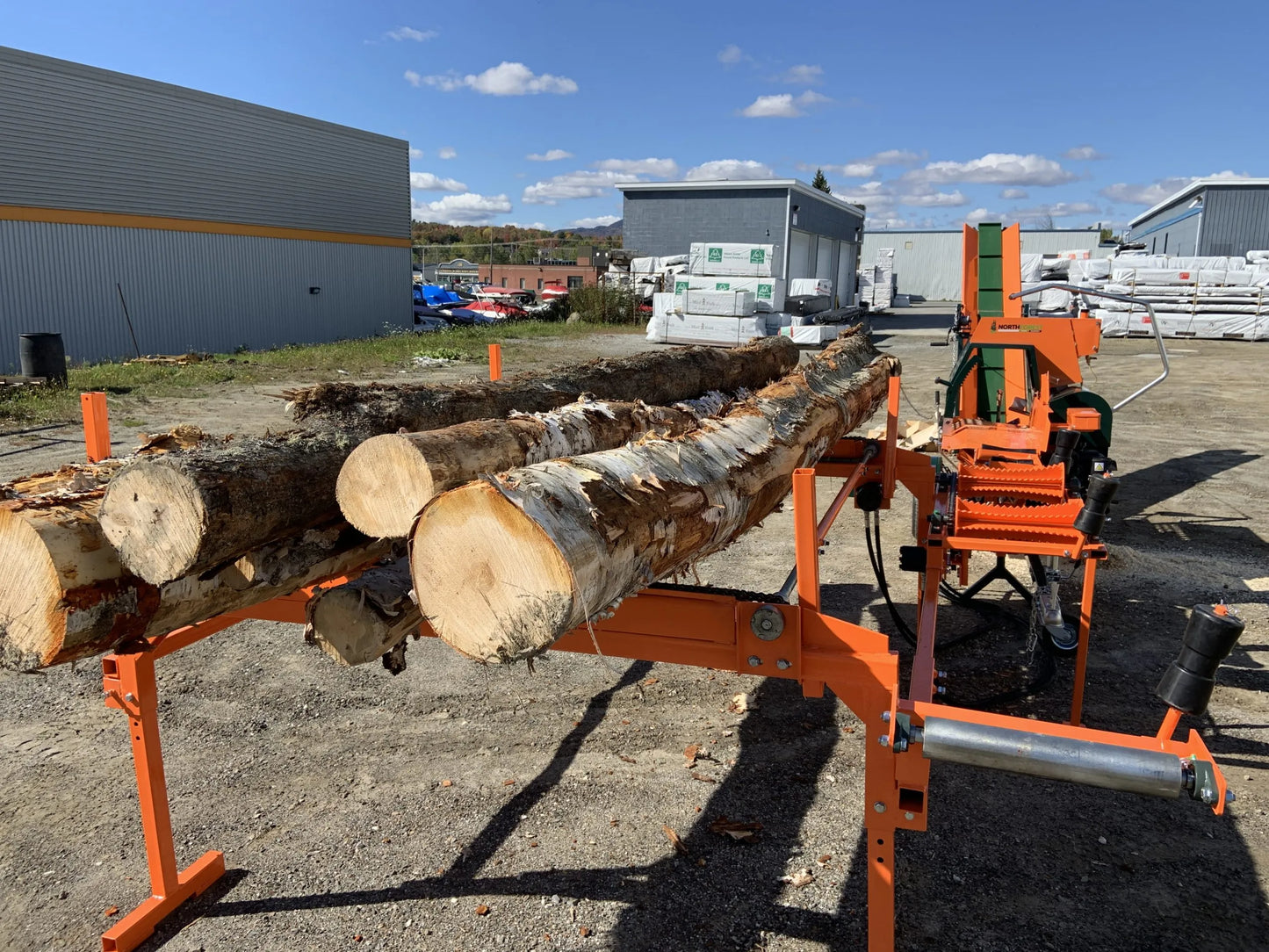 Hot Sale Hydraulic Wood Log Transfer Deck for Wood Processor