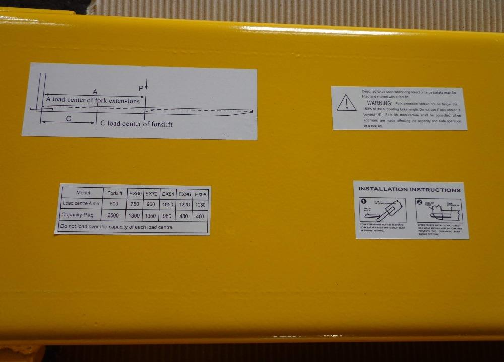 Forklift Extensions/forklift Attachment Forklift Extension Forks