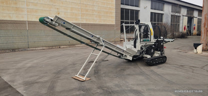 20Ton Tracked Full Hydraulic Wood Processor with Infeed Belt