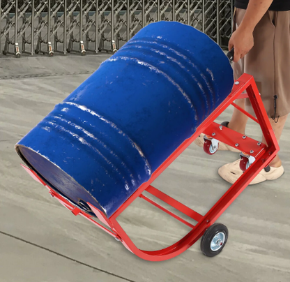 1000Lbs Capacity /Tilting Drum Truck Cradle with Wheels and Casters