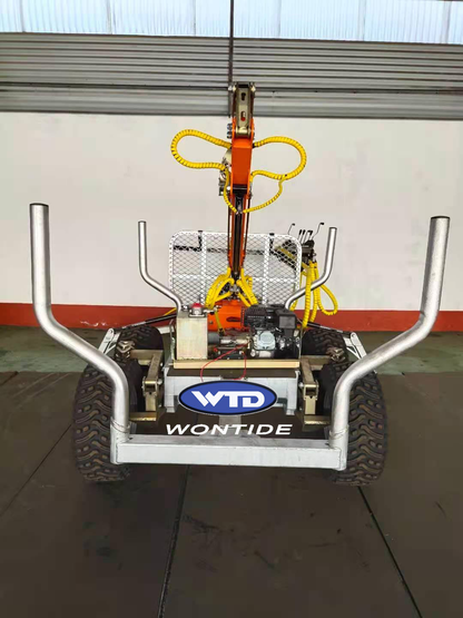 450 Hydraulic Log Trailer Crane Timber Trailer