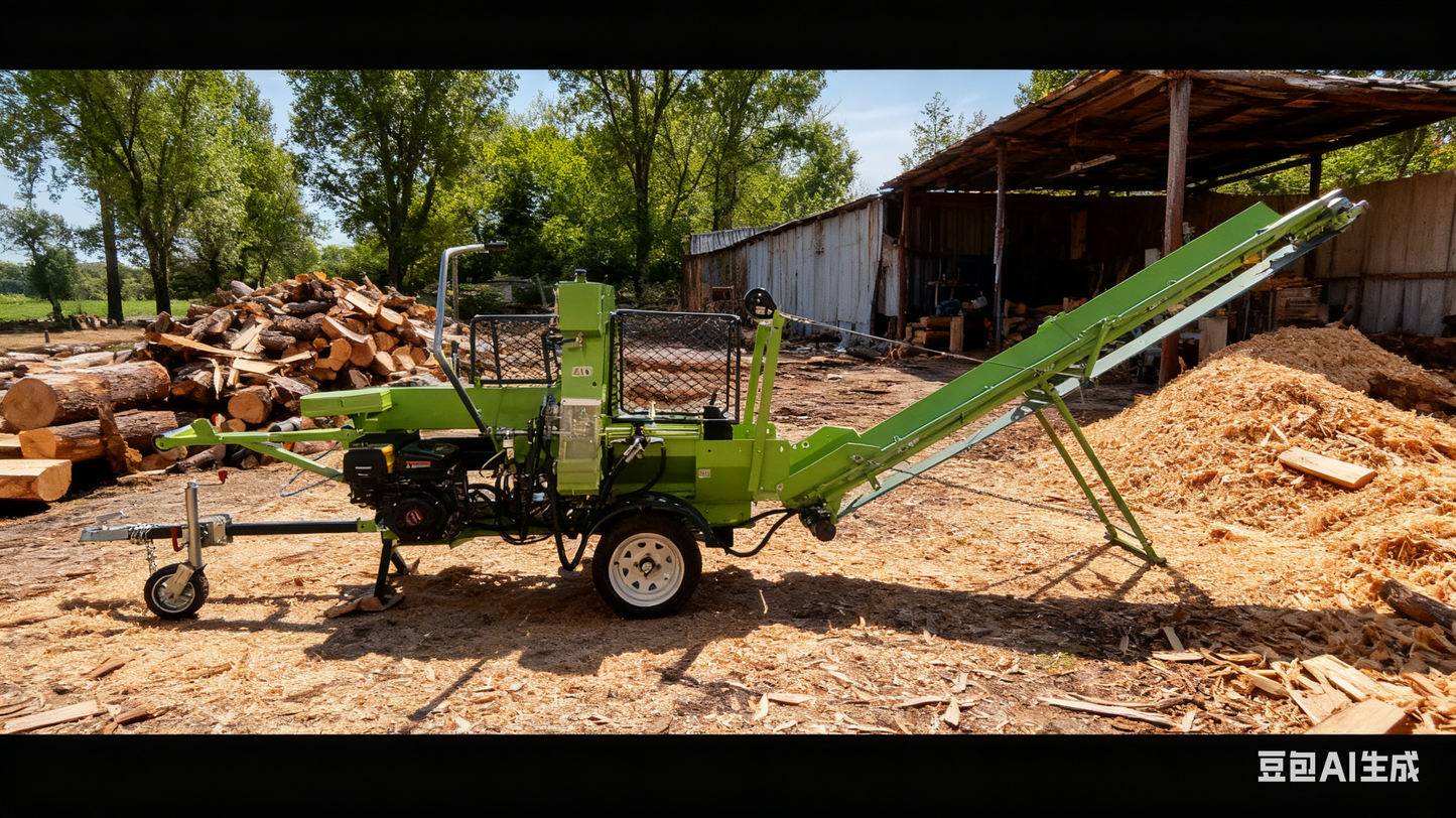 14HP 20 TON firewood processor