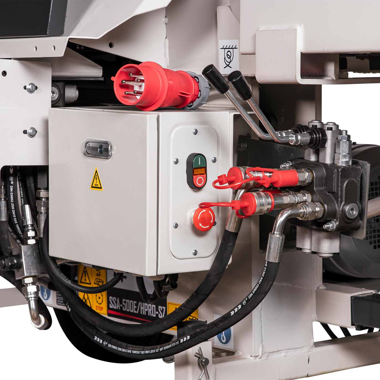 2025 NEW PTO+Electric Combined Wood Processor with Hydraulic Infeed