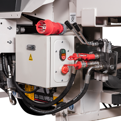 2025 NEW PTO+Electric Combined Wood Processor with Hydraulic Infeed