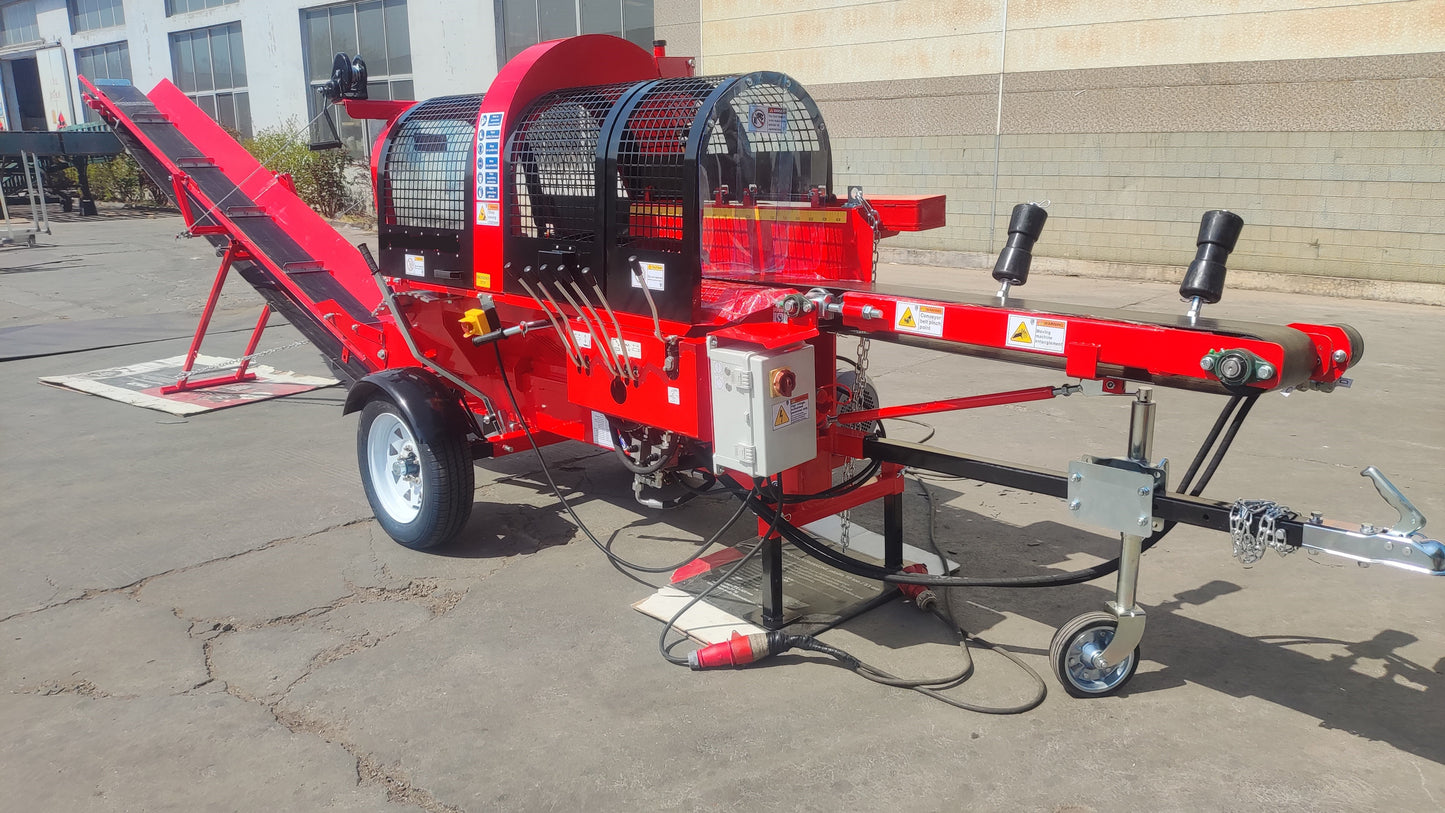 Wontide 7 ton firewood processor with gasoline engine